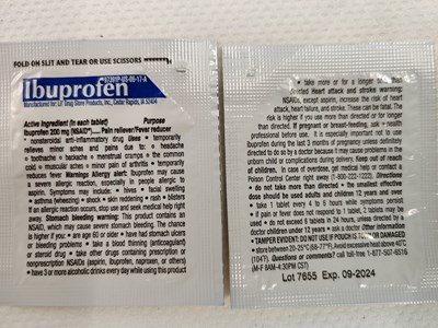 97391P-06-17-A Ibuprofen Pouch_paint.jpg Pouch - 97391P 06 17 A Ibuprofen Pouch paint